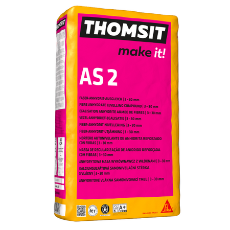 Thomsit AS2 vezelversterkte anhydriet egalisatie 25 kg