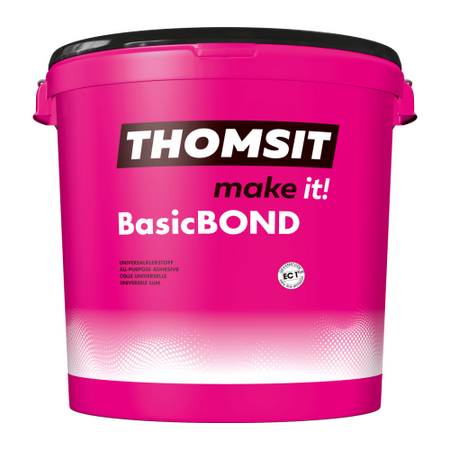 Thomsit BasicBond Universele PVC disp. lijm 12 kg