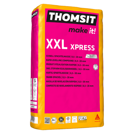Thomsit XXL Xpress stofarme egalisatie 25 kg