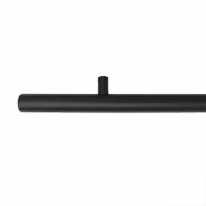 Trapleuning blind zwart rond 45 mm 350 cm - afbeelding 3