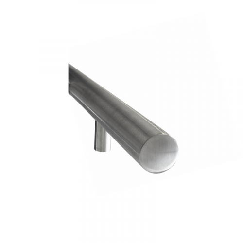 RVS trapleuning rechthoekig (40x10 mm) - voor buiten - Op maat