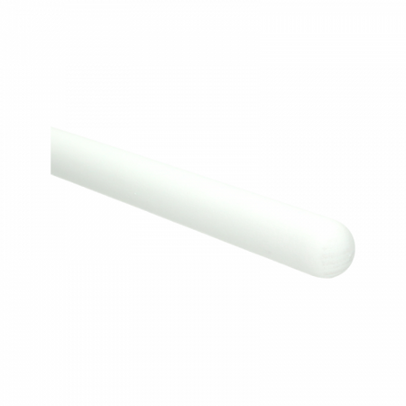Trapleuning wit gegrond rond 40 mm 120 cm