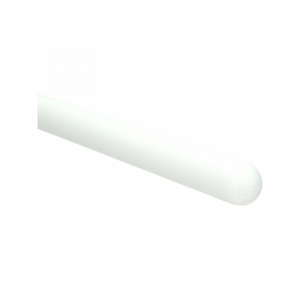 Trapleuning wit gegrond rond 40 mm 120 cm