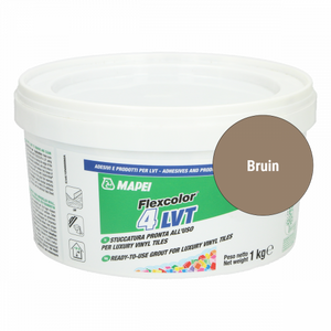 Voegpasta PVC vloeren 1kg bruin
